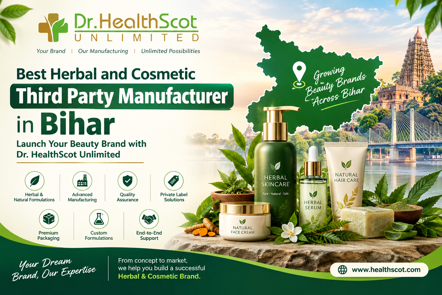 Best Organic Cosmetics Manufacturer in India